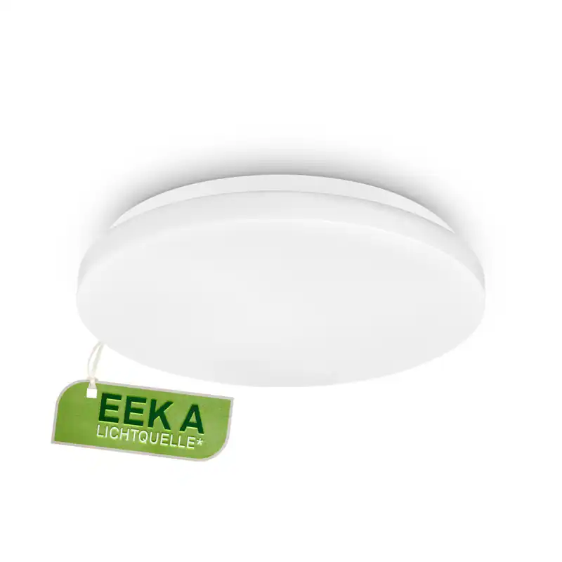 LED Deckenlampe 29cm Rund Lampe Deckenleuchte 8W Wohnzimmer EEK A Weiß