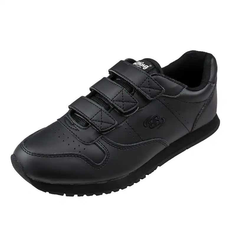 Brütting Sportschuhe DIAMOND echtes Leder Klett black Gr. 40-50 EVA-Sohle NEU