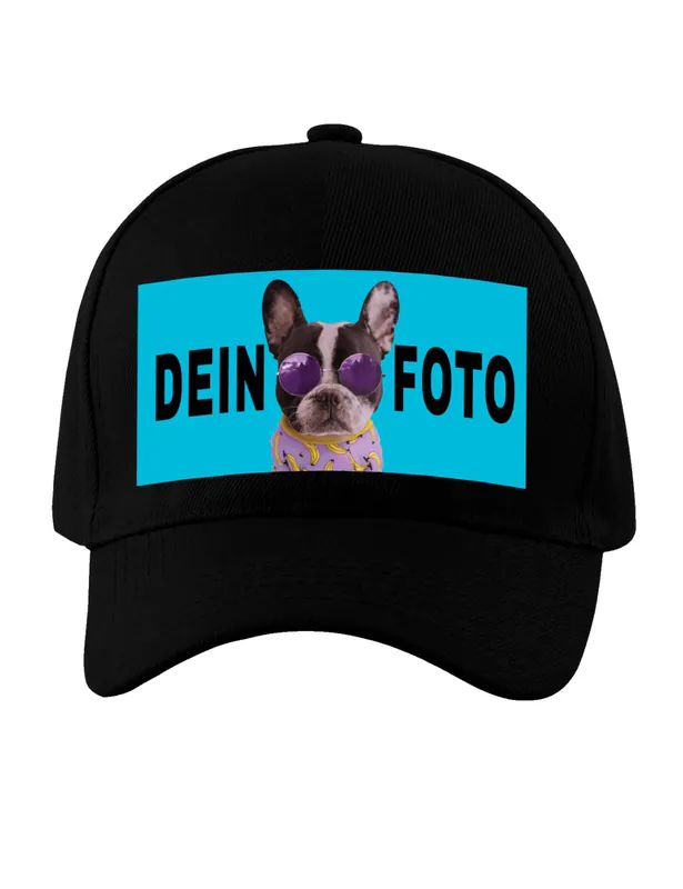 Unisex Cap Bedrucken mit FOTO Personalisiert Kappe Basecap Geschenk Sport Fun
