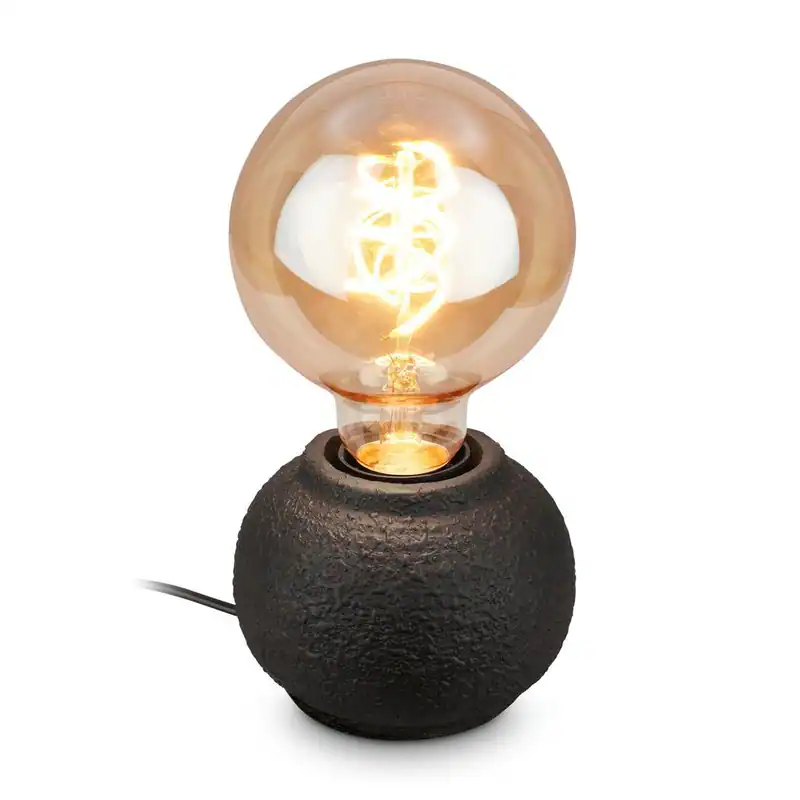 Tischlampe Keramik Nachttischlampe Tischleuchte Kabelschalter Deko