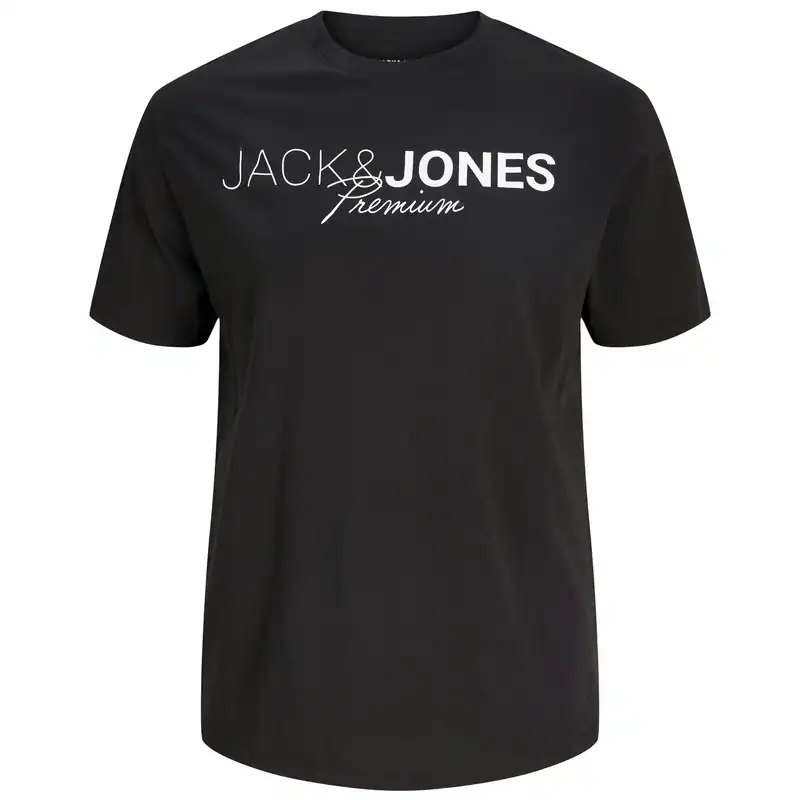 Jack&Jones Übergröße schwarz T-Shirt JPRBLANEO Print