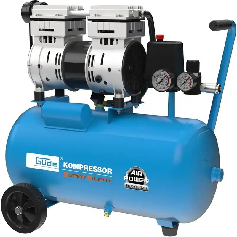 Güde Flüsterkompressor Airpower 150/8/24 SILENT ölfr. 24L 8bar 230V 750W B-Ware