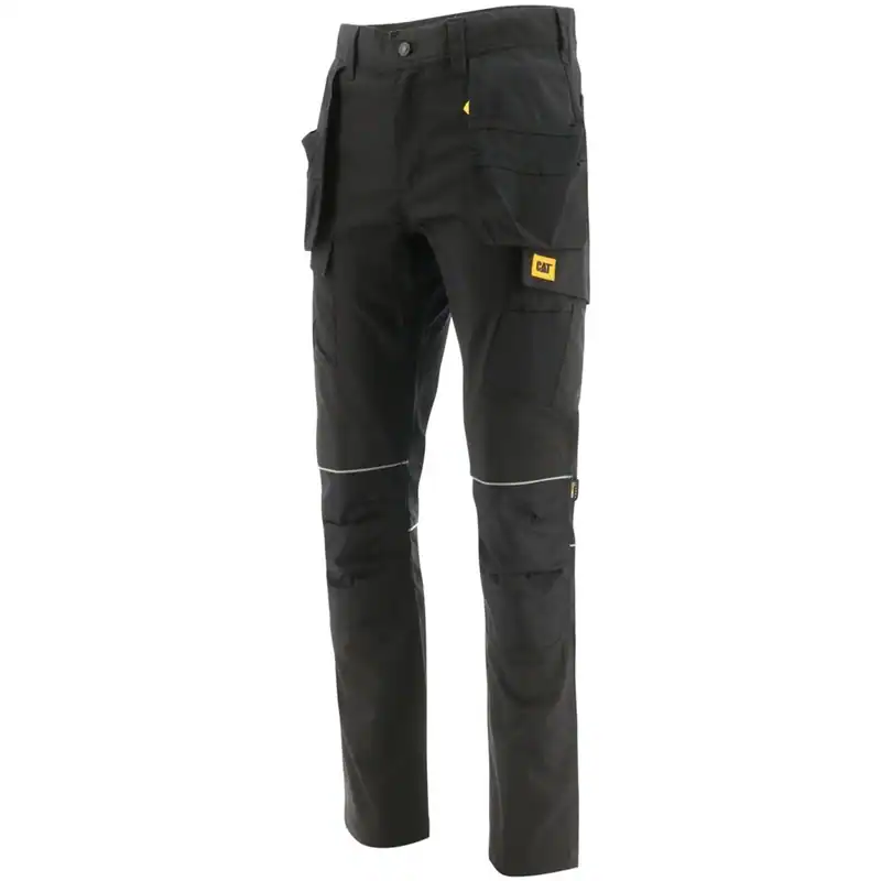 CAT Arbeitshose Bundhose Trade Pockets schwarz robuste Herren Workwear Gr. 32-36
