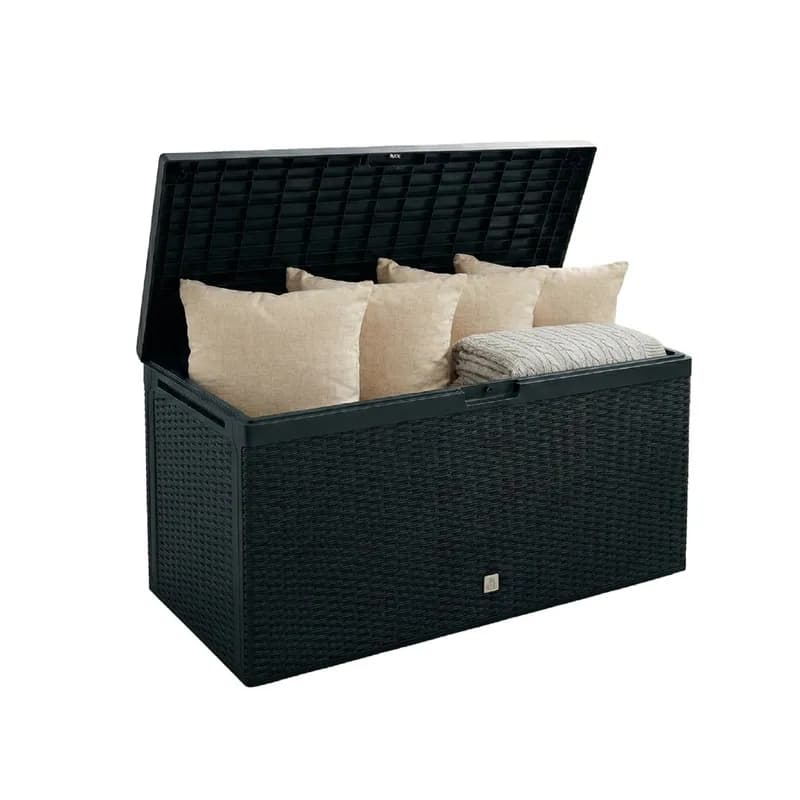Prosperplast Auflagenbox Kunststoff Kissenbox 290L Gerätetruhe Gartentruhe BWare