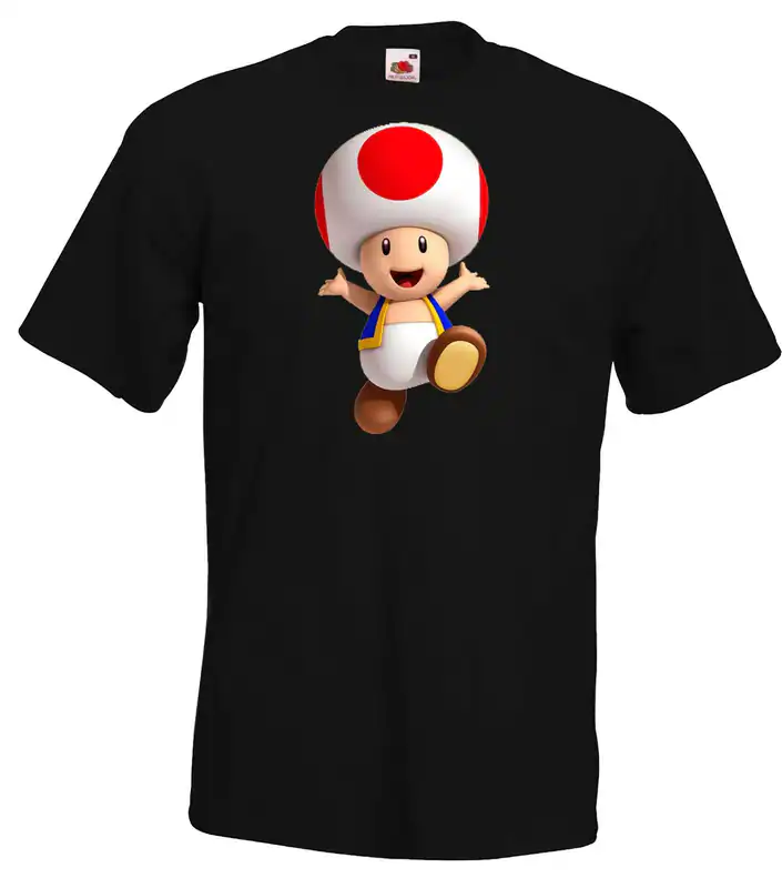 Youth Designz Toad 2 Herren T-Shirt Print Lustig Nerd Gaming Yoshi Luigi Mario