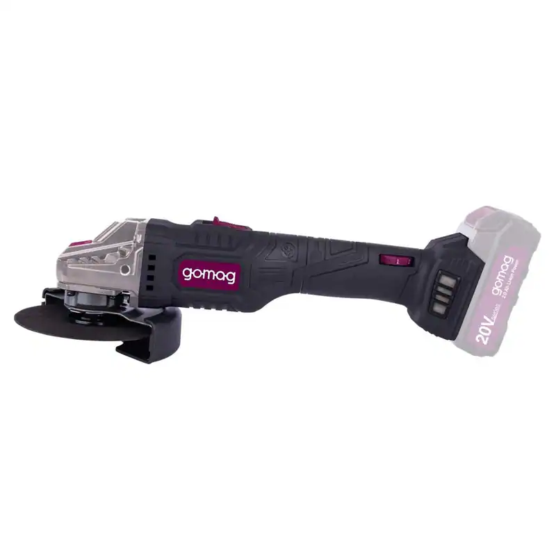 Gomag Akku Winkelschleifer GO-WS125 20V Ø125mm Softstart 2500 – 10000 min-¹