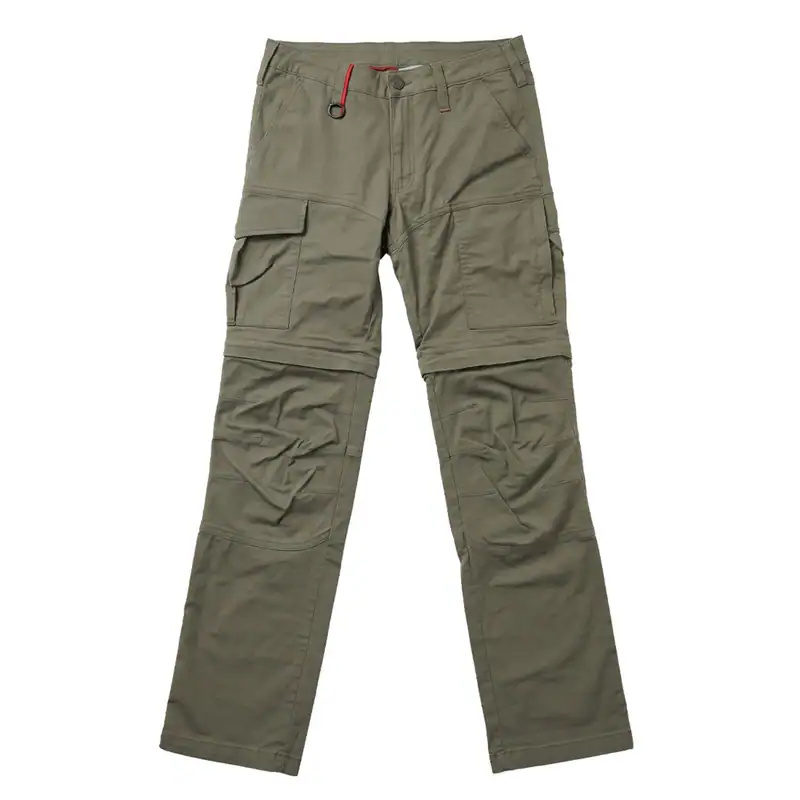 Gardena Herren Zip-Off-Hose 2-in-1 Funktionshose Outdoorhose kurze Hose Olivgrün