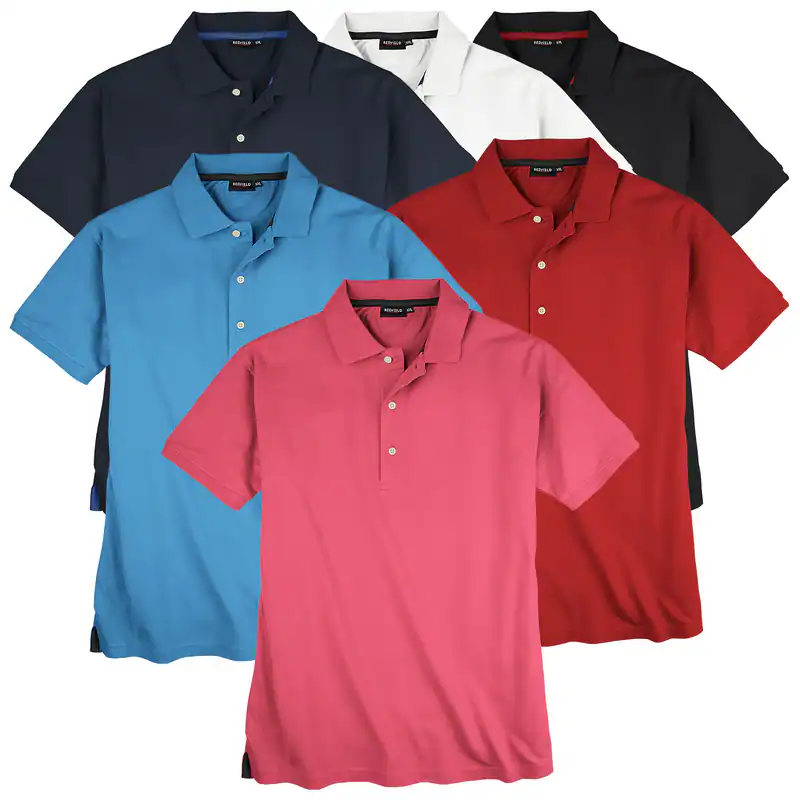 Redfield Übergrößen Stretch-Poloshirt 2XL 3XL 4XL 5XL 6XL 7XL 8XL 10XL NEU
