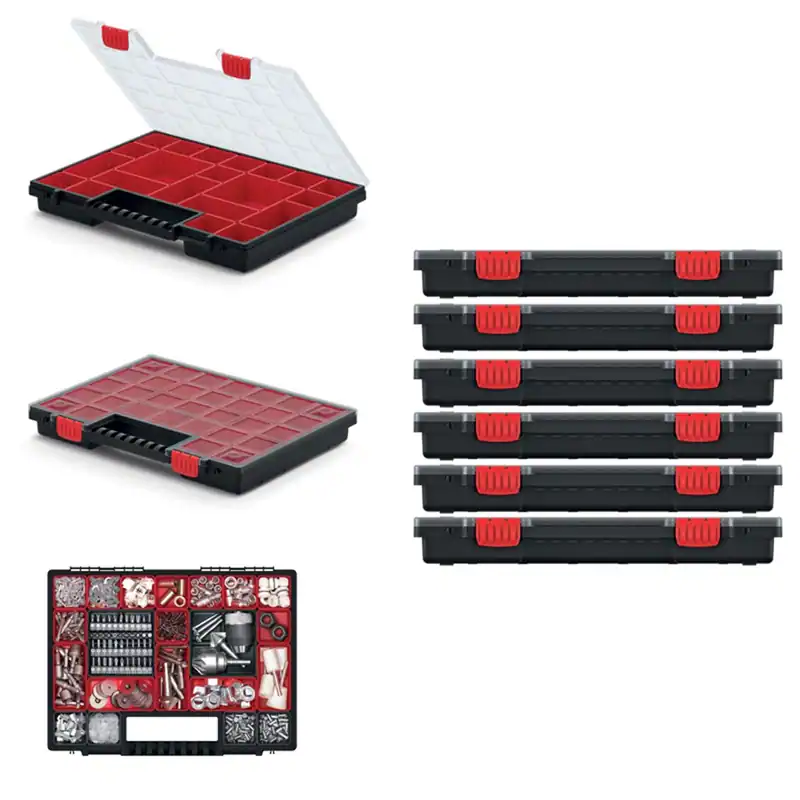 Kistenberg 6er Set Norb Sortierbox Organizer Ordnungshelfer Sortierbox B-Ware