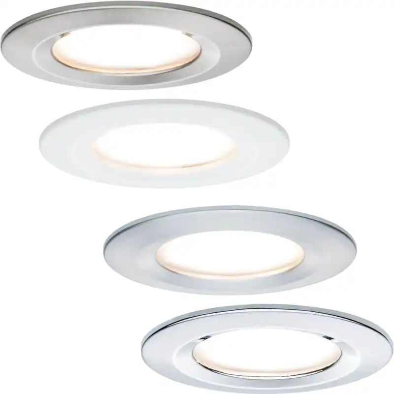 Paulmann Nova LED Coin IP44 rund 6,5W starr Einbauleuchte Einbaustrahler