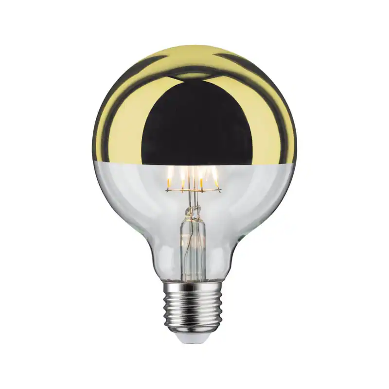 Paulmann LED Globe 6,5W = 48W, 600 lm, E27, Kopfspiegel Gold, Warmweiß (2700 K)