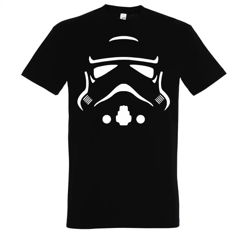 Youth Designz Herren T-Shirt TROOPER STORM Logo Wars Darth Nerd Star Vader Fun
