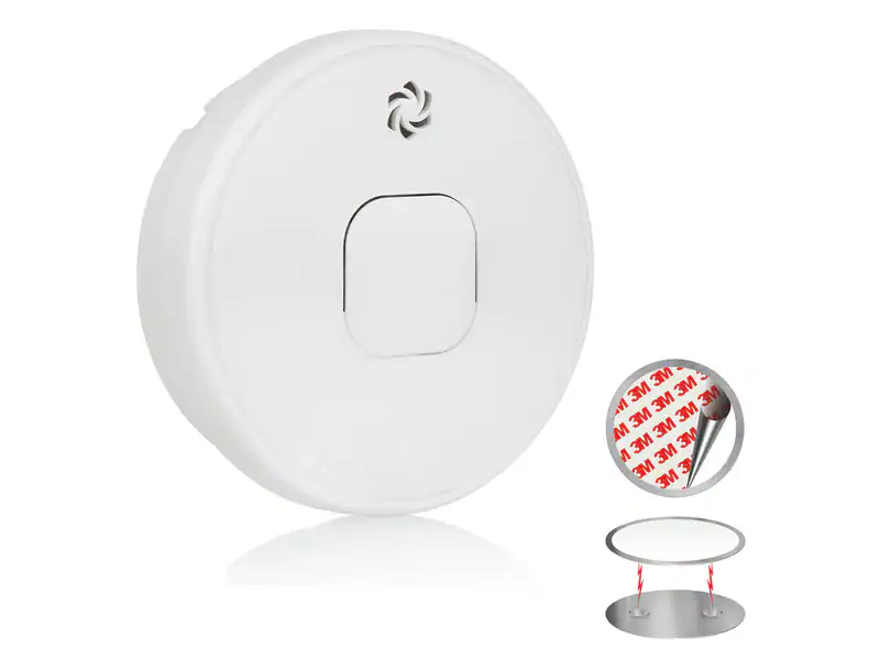 Optischer Rauchmelder 10 Jahres Batterie mit dem Q Label