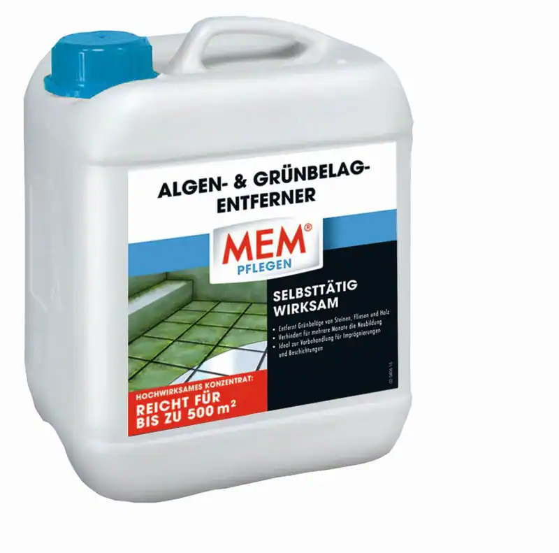 MEM Moosentferner Algenentferner Grünbelag-Entferner 5l Algenvernichter Reiniger
