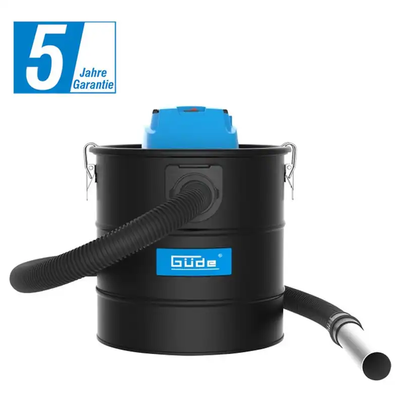 Güde Aschesauger GA 18-1200.1 - Kamin Grill Ofen - HEPA Filter - 1200W - 18 L