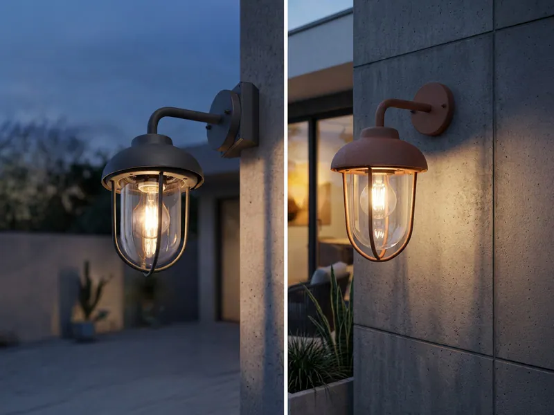 Terrassenbeleuchtung Wand Vintage Laterne Lampen für die Terrasse Außenbereich