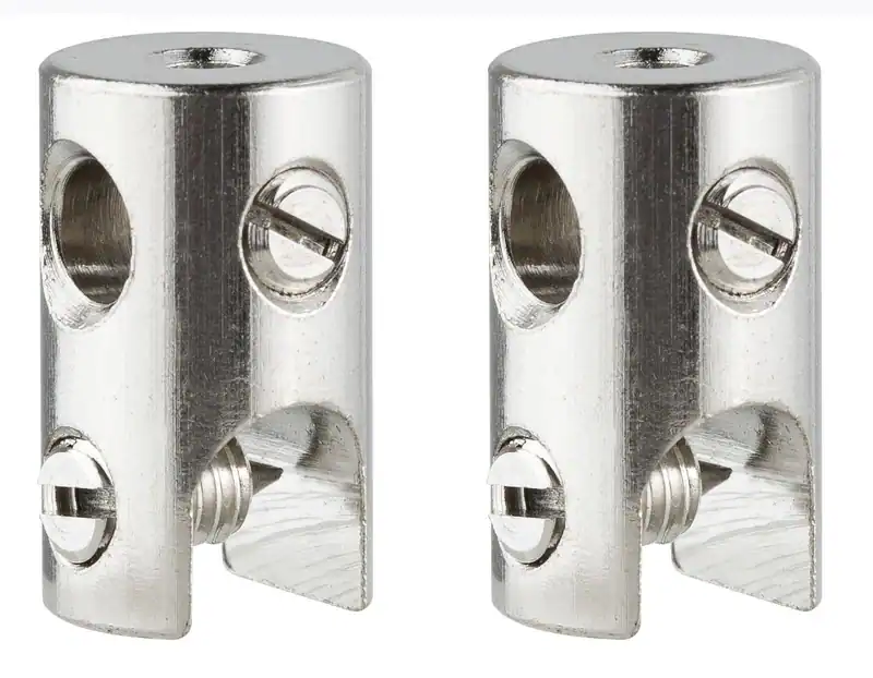 Paulmann Seilklotz Chrom 2er-Pack Metall L&E Seilsystem Wire System NEU