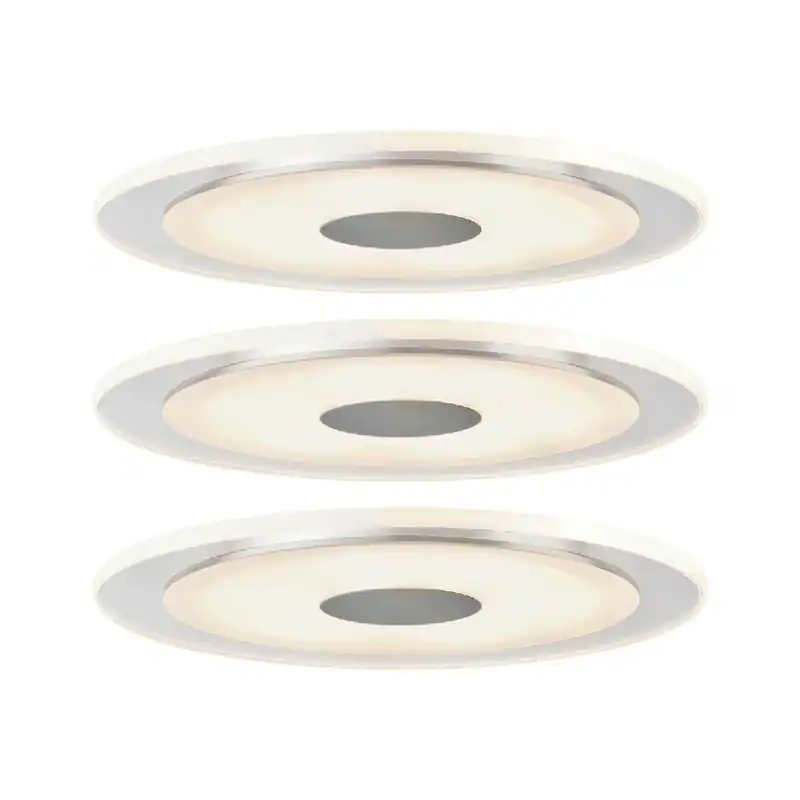 3 x Paulmann LED Einbaustrahler Einbauleuchte Einbauspot Premium Line Whirl 6W