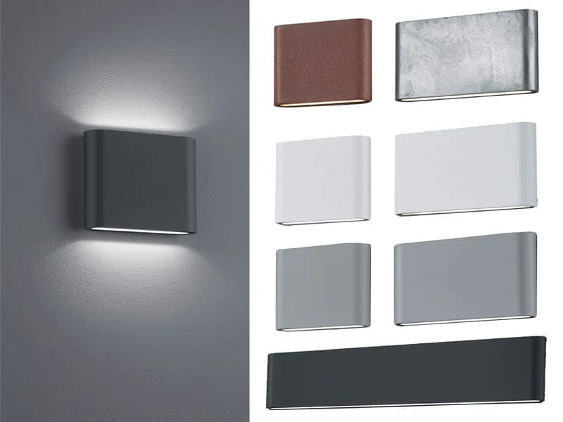 LED Außenwandleuchten mit Up and Down Außenbeleuchtung Außenlampen für Hauswand