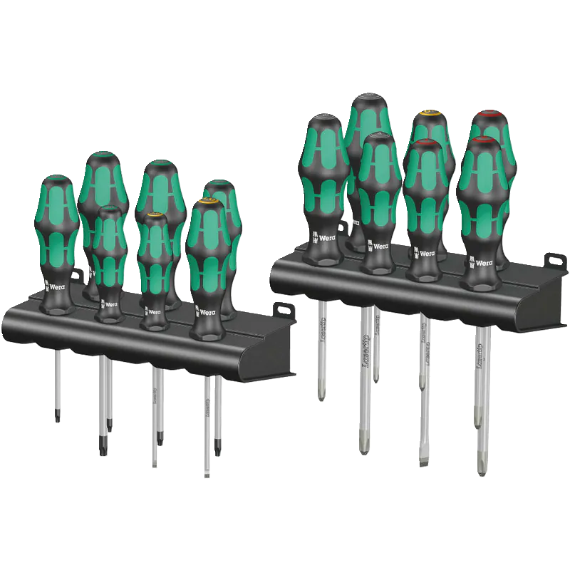 Wera Kraftform Big Pack 300 Schraubendreher Satz 14-teilig Schlitz/PH/PZD/TX