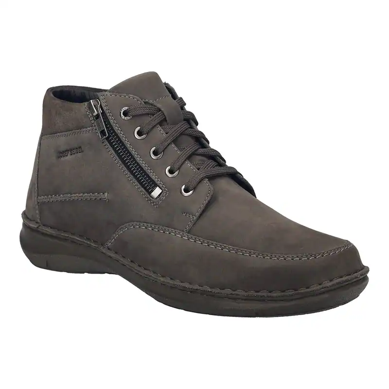 Josef Seibel Leder-Stiefelette grau extra weit