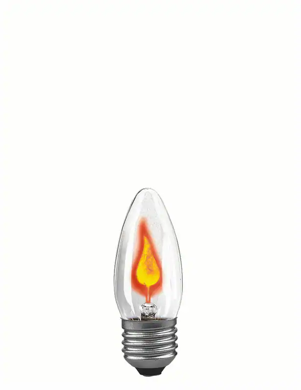 Paulmann Glühlampe Flackerkerze 3 Watt E27 Klar 230 V