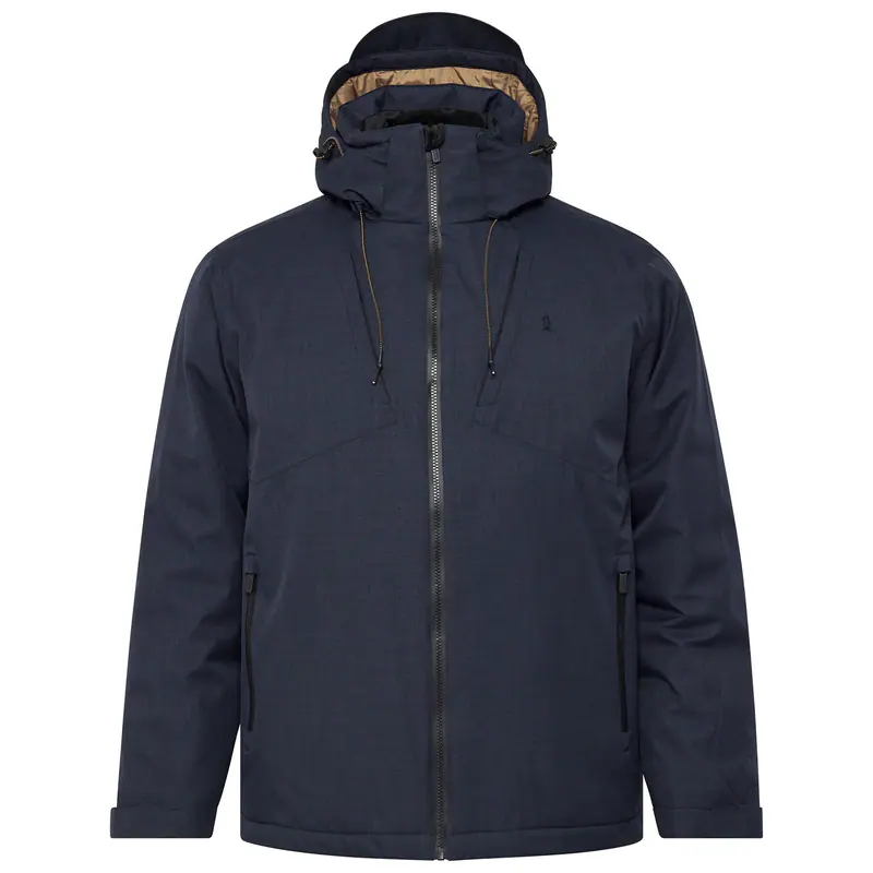 North Latitude Übergrößen Winterjacke navy melange