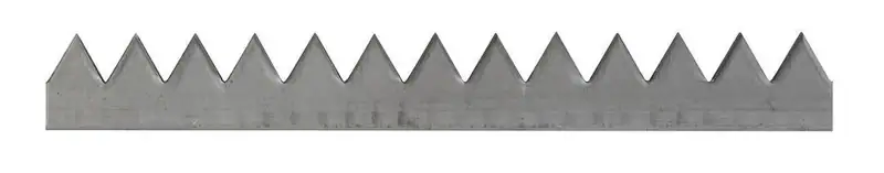 Alberts Zackenleiste Übersteigschutz Stahl 200 cm x 45 mm Zaunerhöhung
