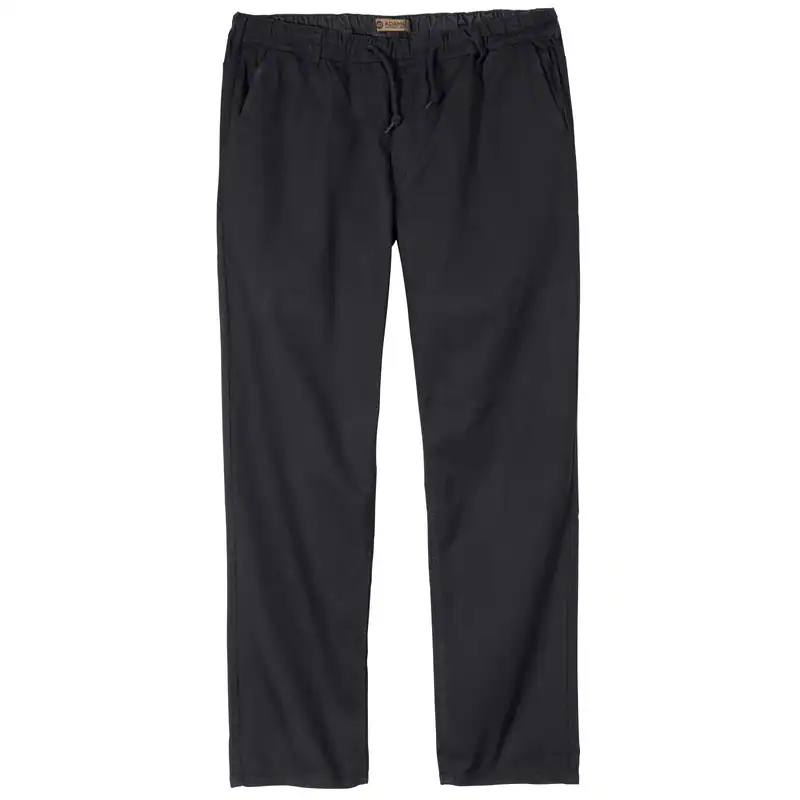 Adamo Schlupf-Stretchjeans Übergröße schwarz Texas
