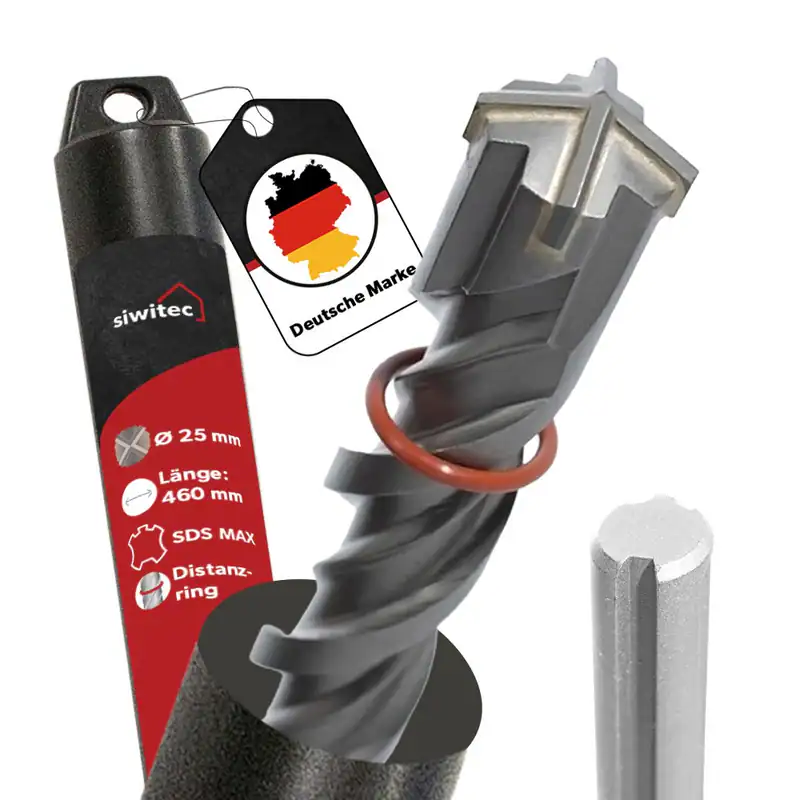 SDS-max Betonbohrer Set oder einzeln Bohrer Steinbohrer Bohrerset Hammerbohrer