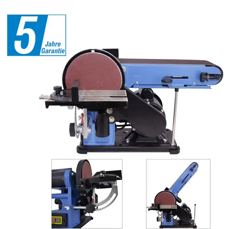 Güde Band & Tellerschleifer GBTS 400 Schleifmaschine - schwenkbarer Tisch - 350W