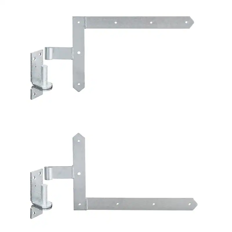 2er Set Duravis Ladenband 400 oder 600 mm mit Kloben, Ø13 mm Torband Türband