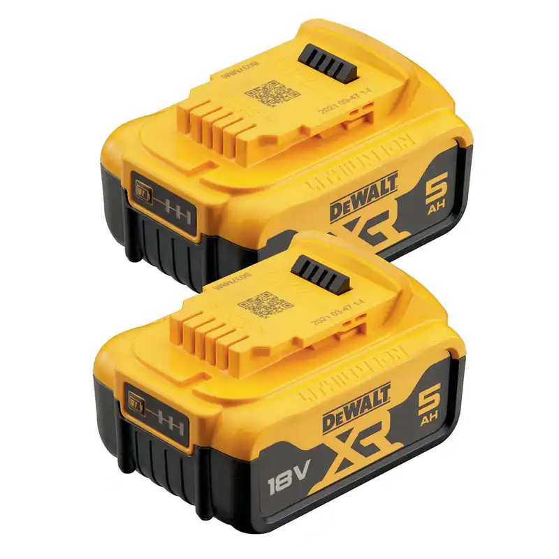 DeWalt Akku-Set DCB184P2-XJ - 18V - 2x 5,0Ah - XR - Li-Ion Ersatzakku DCB 184