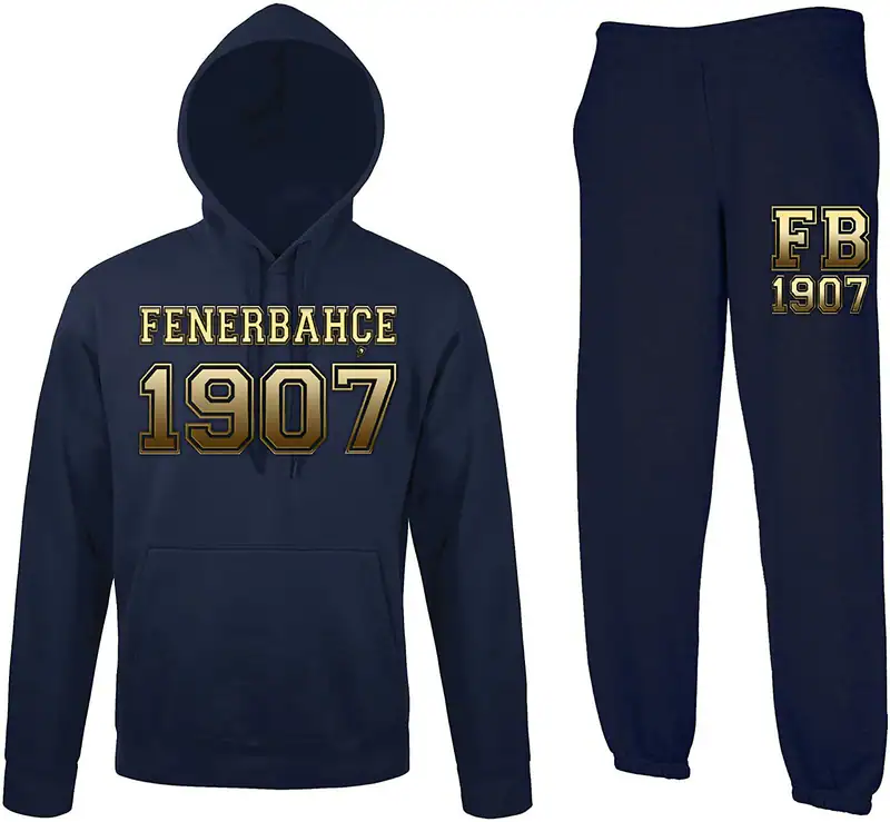 Youth Designz Fenerbahce Istanbul 2er Fußball Set Kapuzenpullover + Jogginghose
