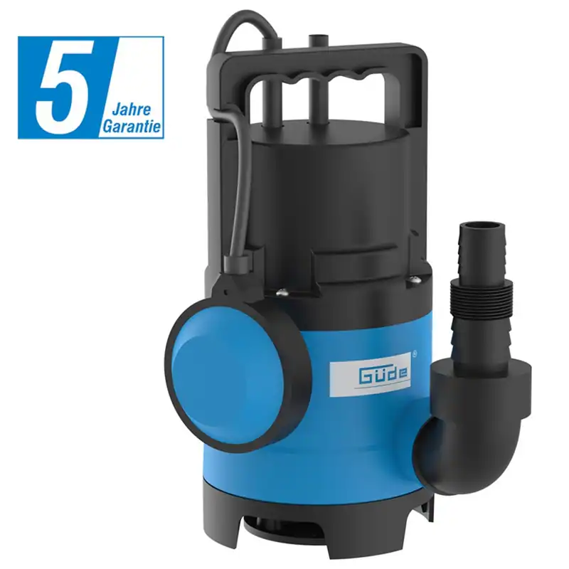Güde Schmutzwassertauchpumpe GS 4003 P - 8000 l/h - Förderhöhe 5,5 m - 400 W