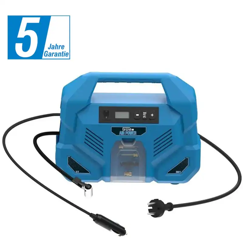 Güde Kompressor Airpower Dual Drive 12 230V Set 5-tlg. ölfrei mobil