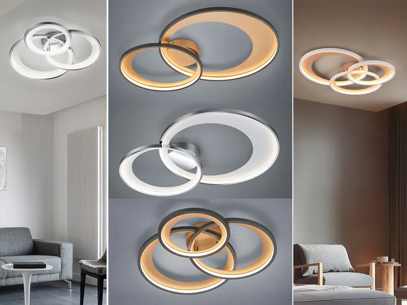 Coole LED Deckenleuchten für Jugendzimmer, flache Loftlampen für Flur und Diele