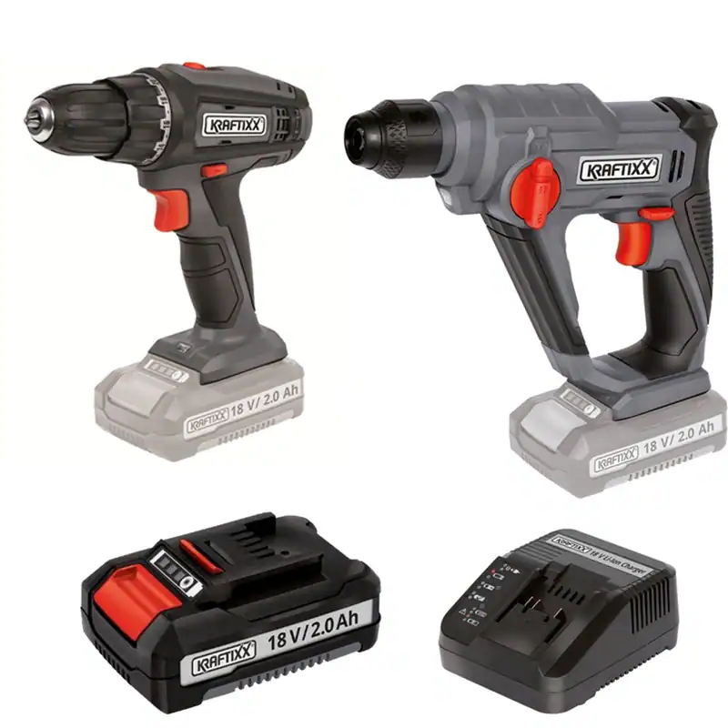 Kraftixx by Einhell 18V Akkuschrauber + Bohrhammer Set B-Ware