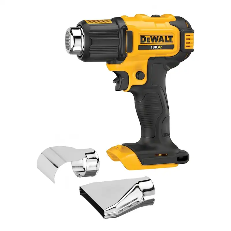 DeWalt Akku-Heißluftpistole DCE530N-XJ - 530° - Flächen und Reflektordüse - solo