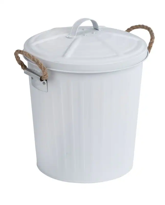 WENKO Müll Abfall Kosmetik Eimer GARA 6 L Tonne mit Henkel Bad WC Küche Farbwahl