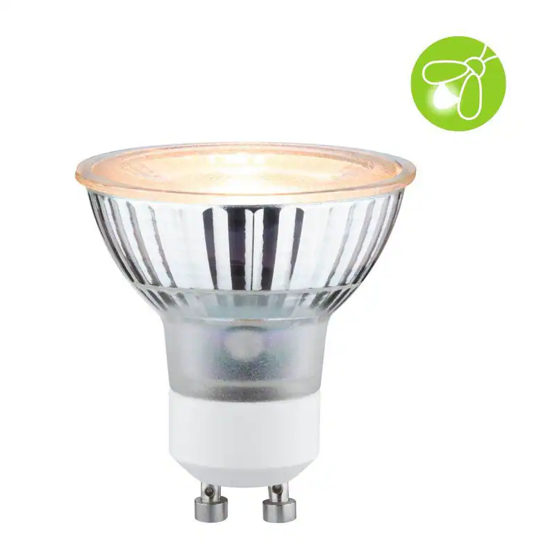 Paulmann LED Reflektor Goldlicht, GU10, 4,3 W, 320 lm, 2200K, insektenfreundlich