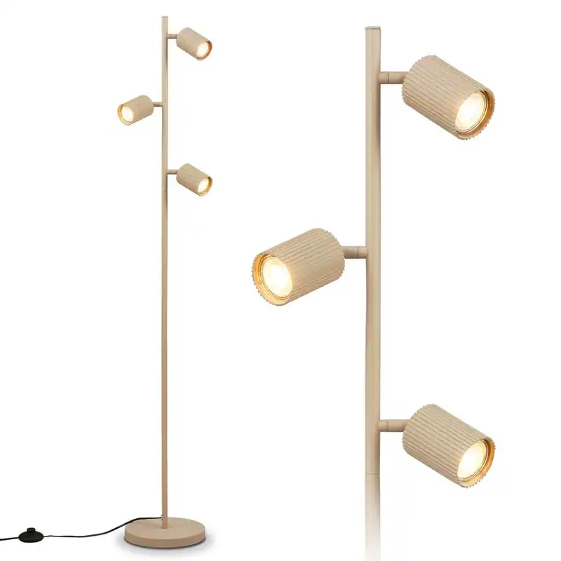 Stehlampe Stehleuchte Standleuchte Leselampe Schwenkbar Wohnzimmer Schalter