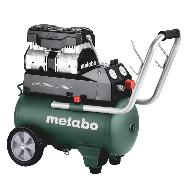 Metabo Basic 220-24 OF Silent Kompressor 1,1 kW, 8 bar, 24 Liter