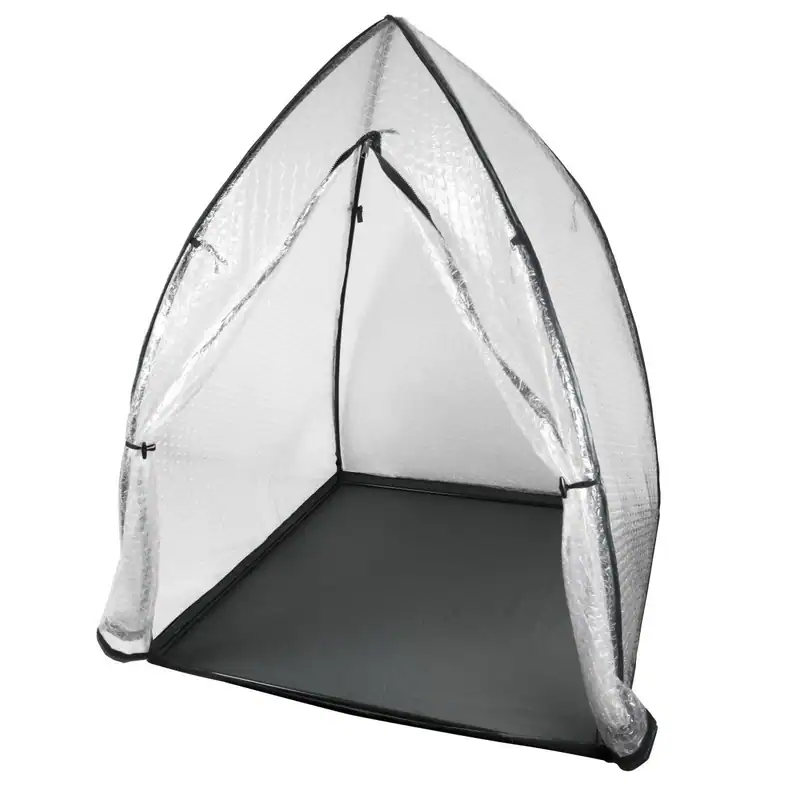 Winterschutz-Zelt Yukon mit Boden für Topfpflanzen, Lufpolsterfolie 3-lagig