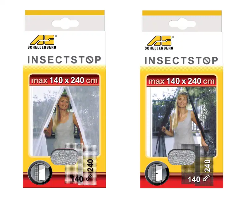 Schellenberg Fliegengitter für Türen Insektenschutz 140x240cm NEU
