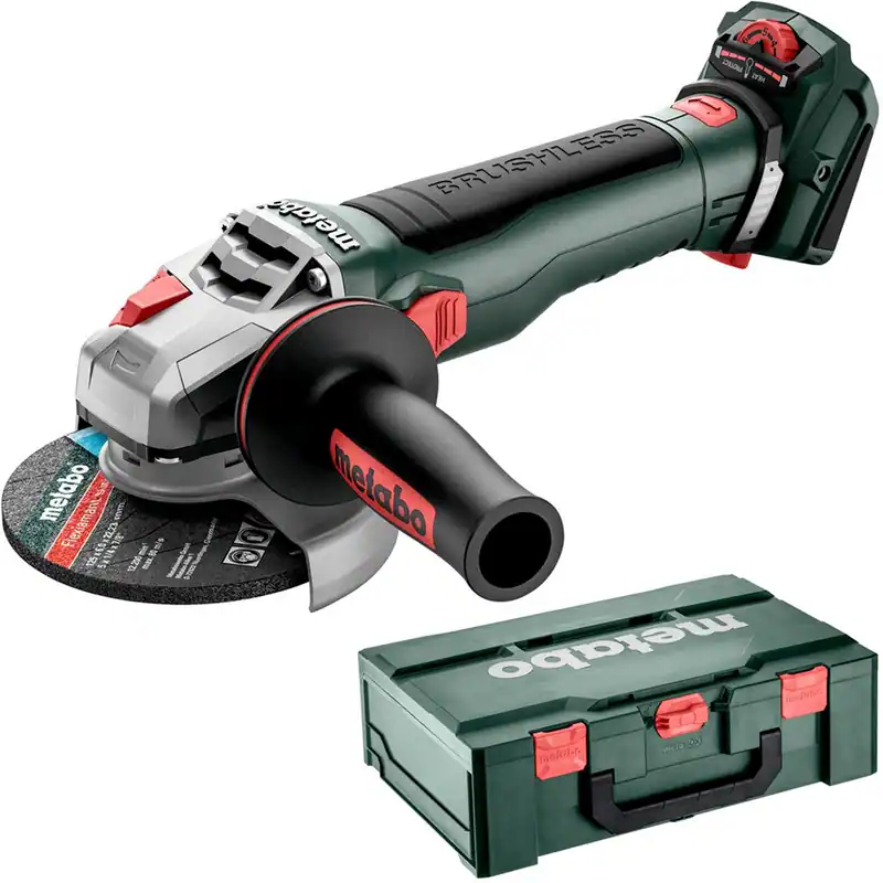 Metabo Akku Winkelschleifer WVB 18 LT BL 11-125 Quick Ø125mm 18V Solo metaBOX