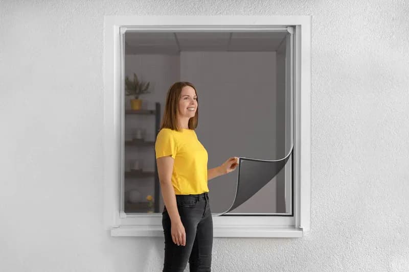 Schellenberg Magnetrahmen für Fenster, Fliegengitter, Insektenschutz