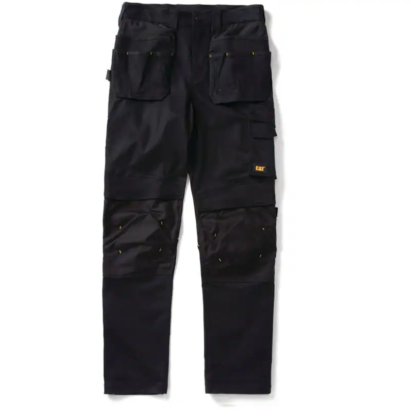 CAT Arbeitshose Bundhose Nexus Stretch schwarz robuste Herren Workwear Gr. 32-36