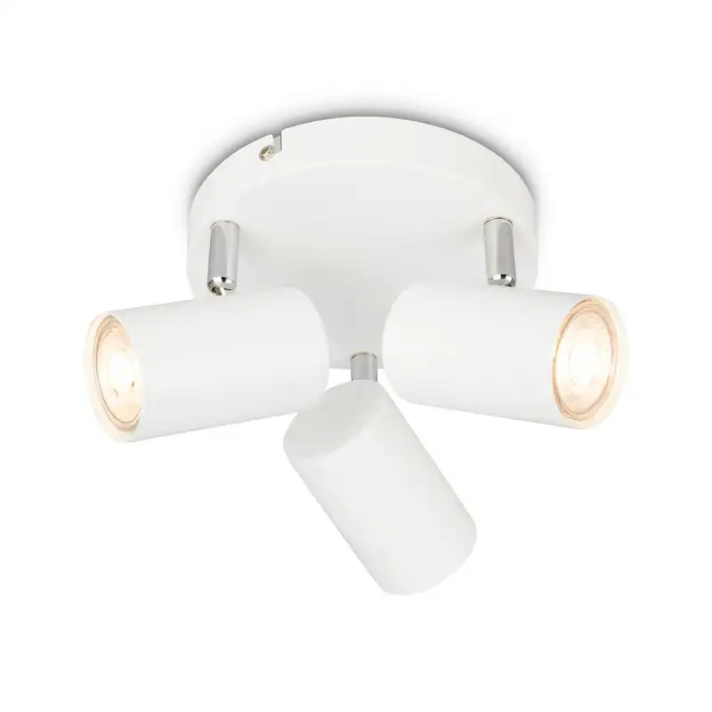 Deckenstrahler Deckenleuchte Schwenkbar 3 Flammig Deckenlampe Flur 16cm Weiß