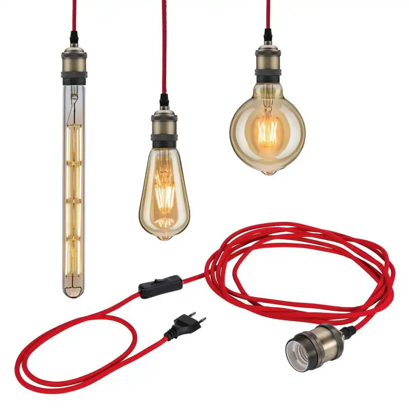 Paulmann Pendelleuchte Neordic Eldar, inkl Eurostecker, E27, max 1x20W